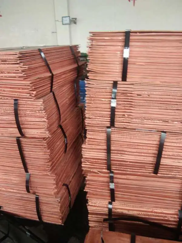 Afforable Price Red Right Copper Metal Copper Cathode/ Pure Copper Plate Cathode