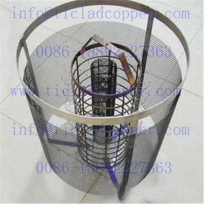 Anodisierender Titankorb für Elektrolyse / Titannetz für Hho-Generator